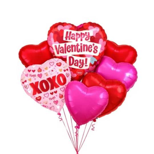 Valentine's Vibes Foil Balloon Bundle